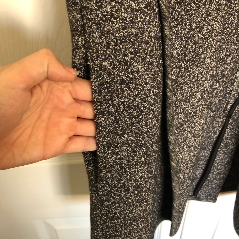 Vince Heather Grey Draped Sleeveless Wool Blend Casual Vest Size XS - Picture 4 of 11